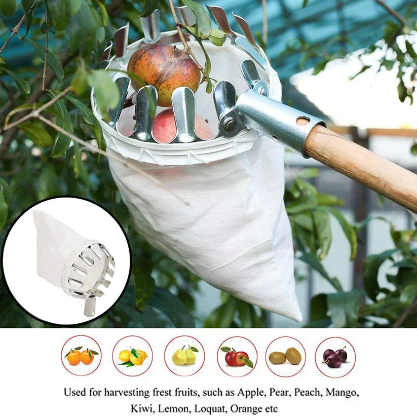 Fruit Picker Basket Tool With Storage Bag ~ 50% OFF